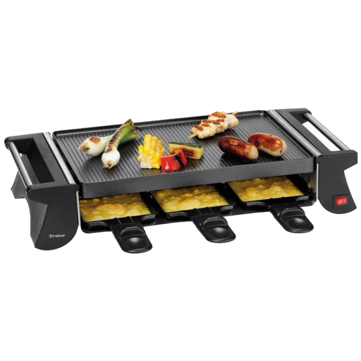 Raclettejärn för 6 personer