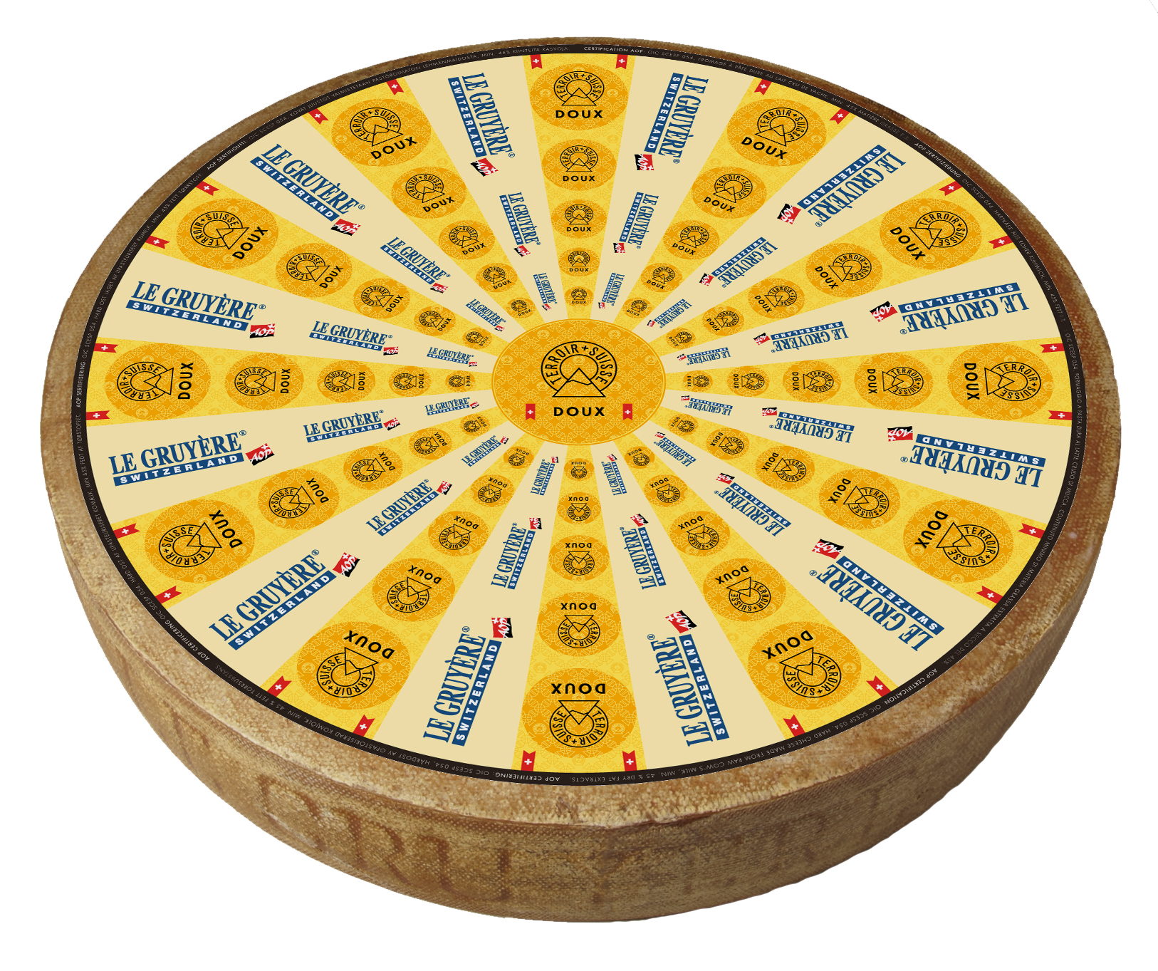 Gruyère TSS Doux AOP ca 6 mån 4 kg