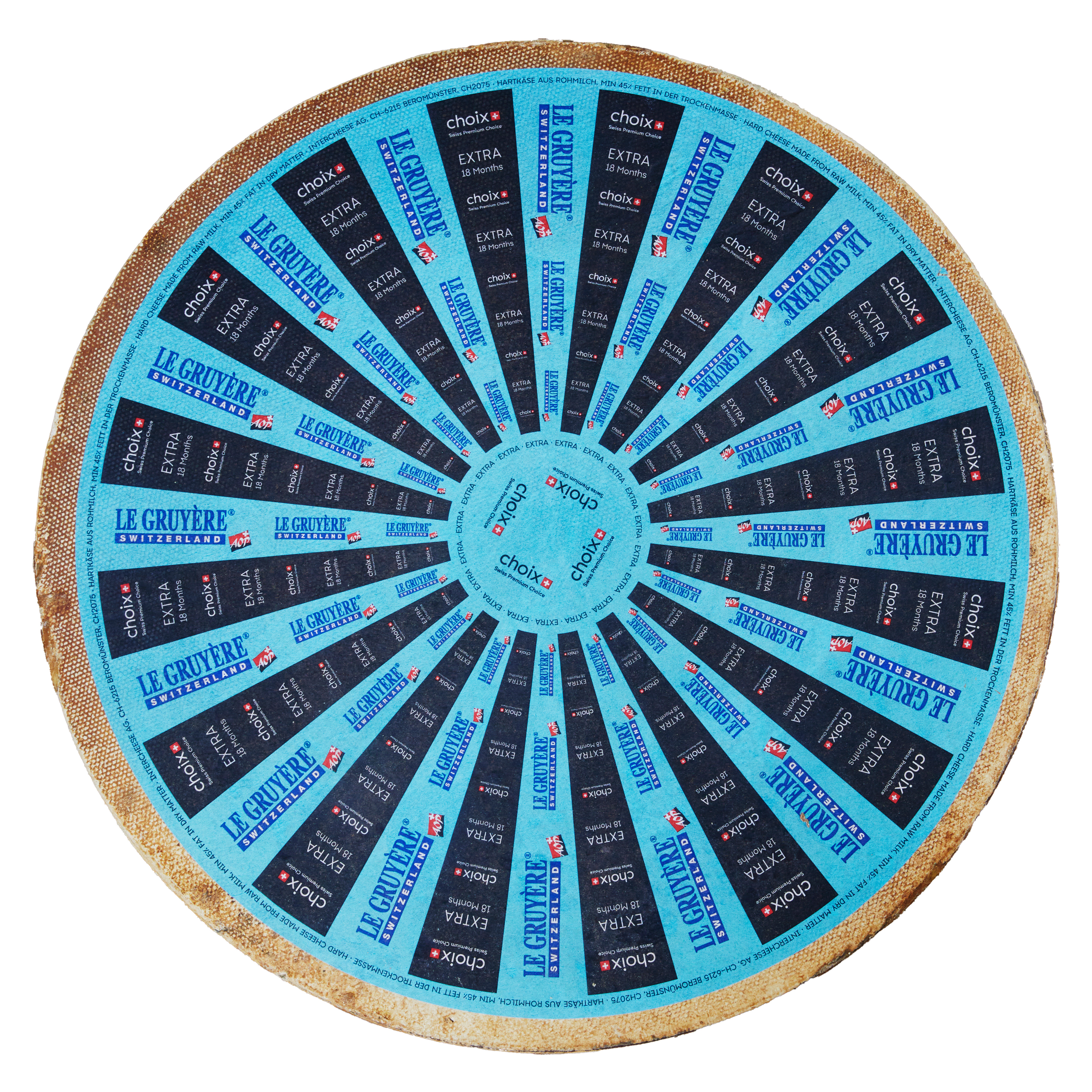 Choix Gruyère AOP Extra 18 mån. ca 32 kg