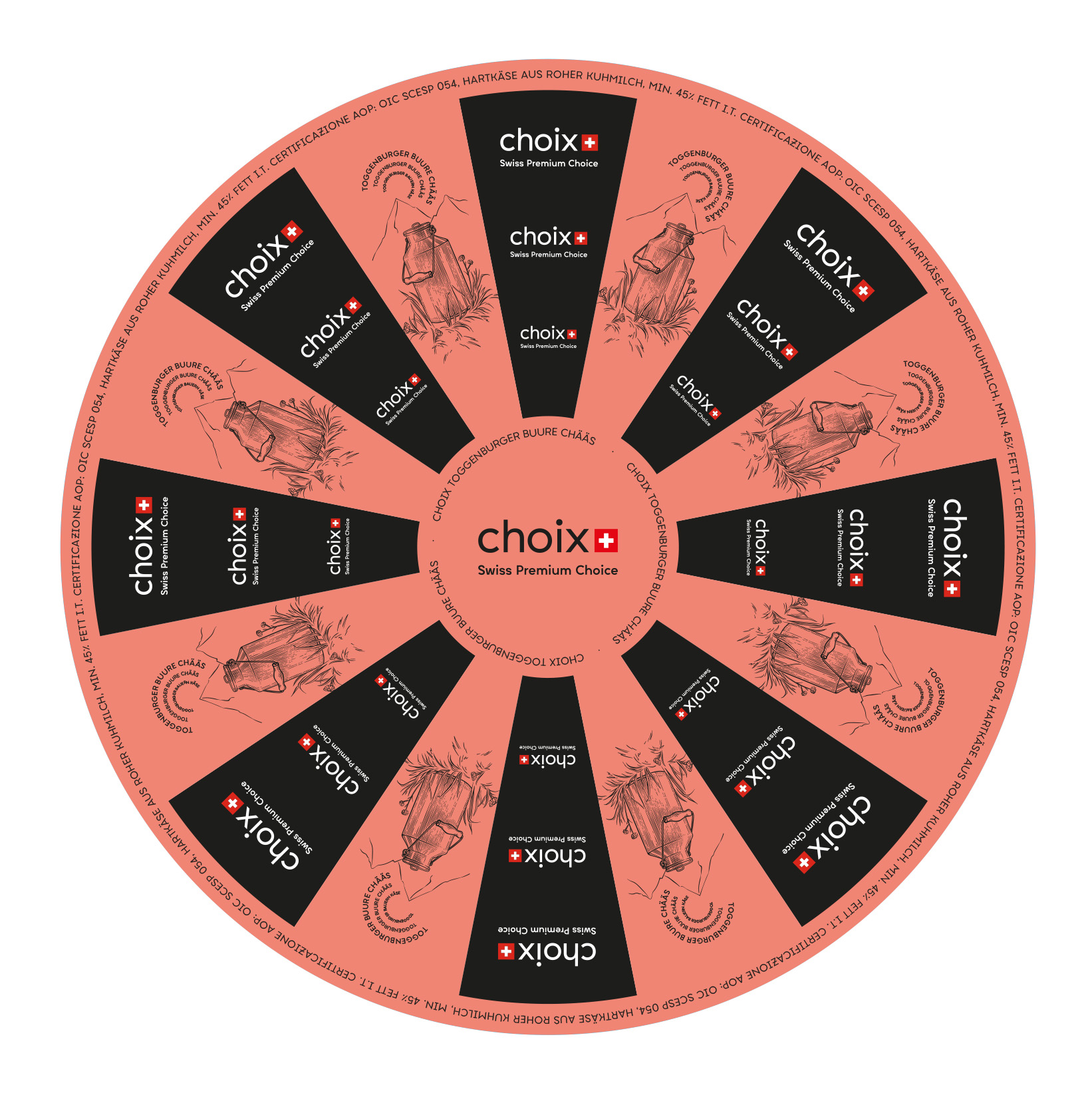 Choix Toggenburger bondost 5 mån. 6 kg