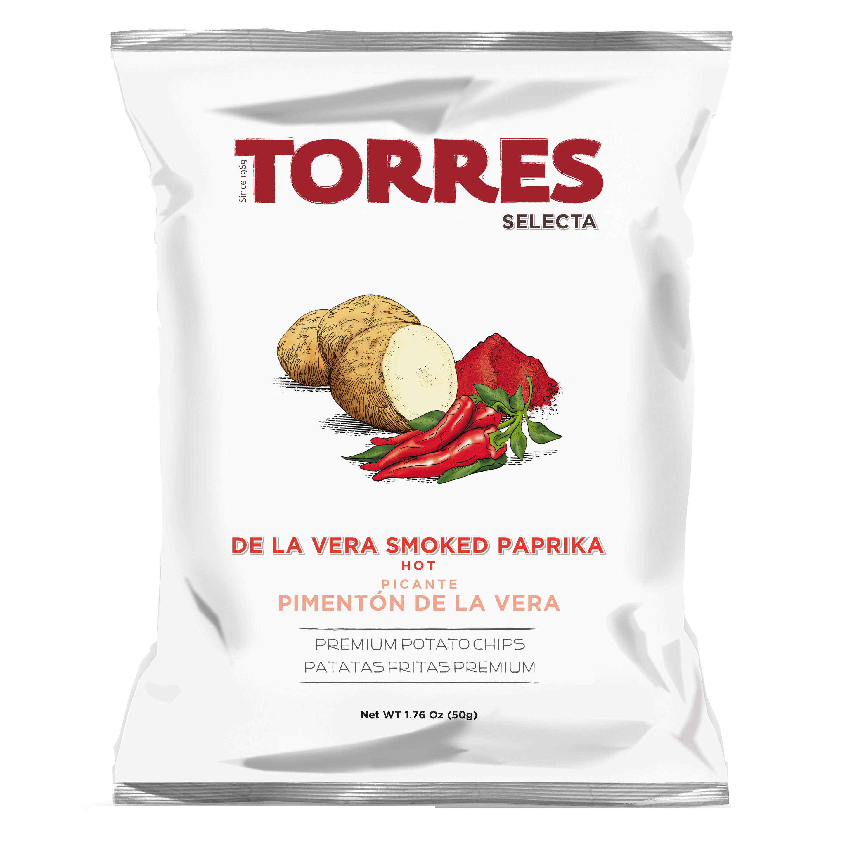 Chips, pimentón de la Vera, 50g