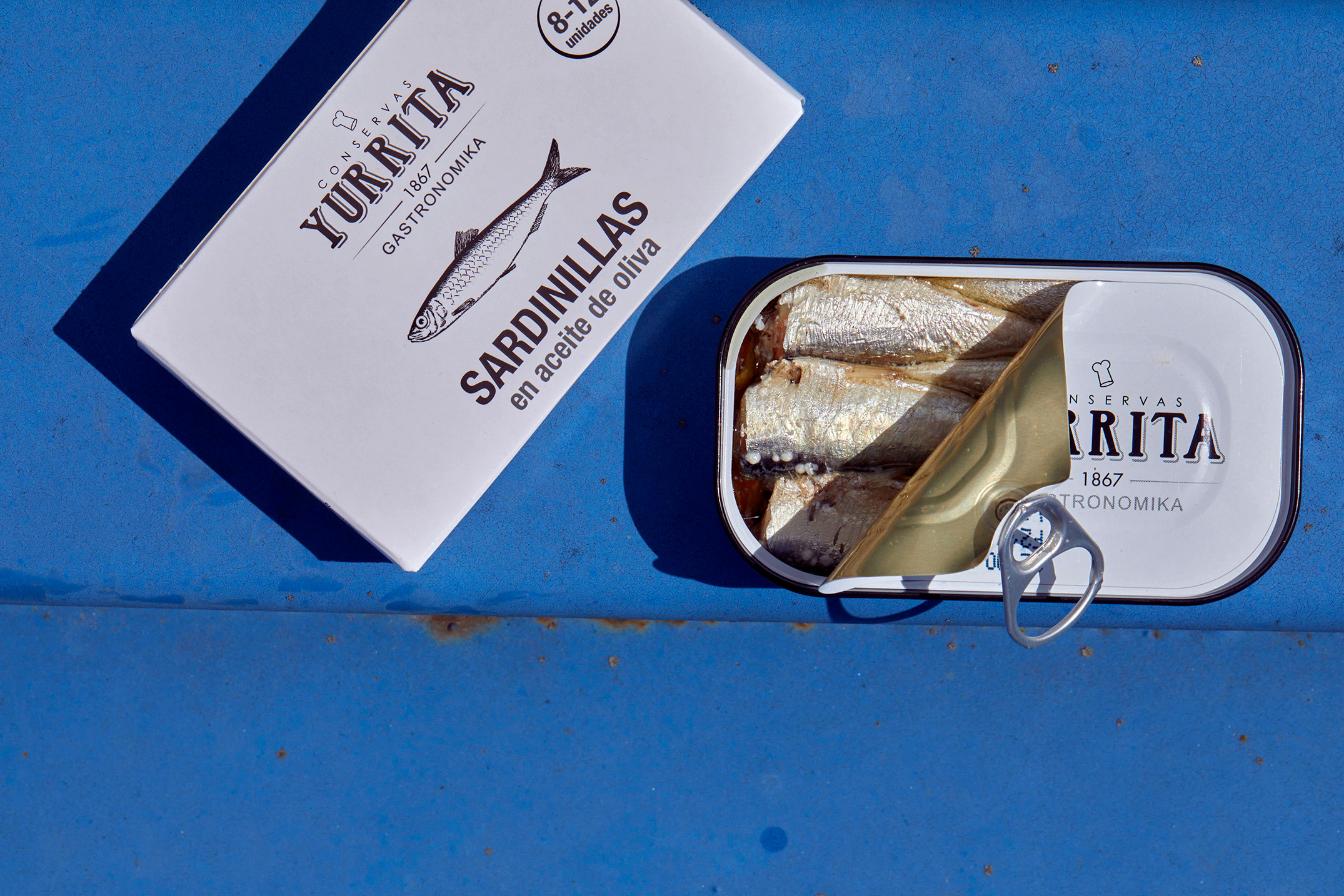 Yurrita Sardiner i olivolja, 120g