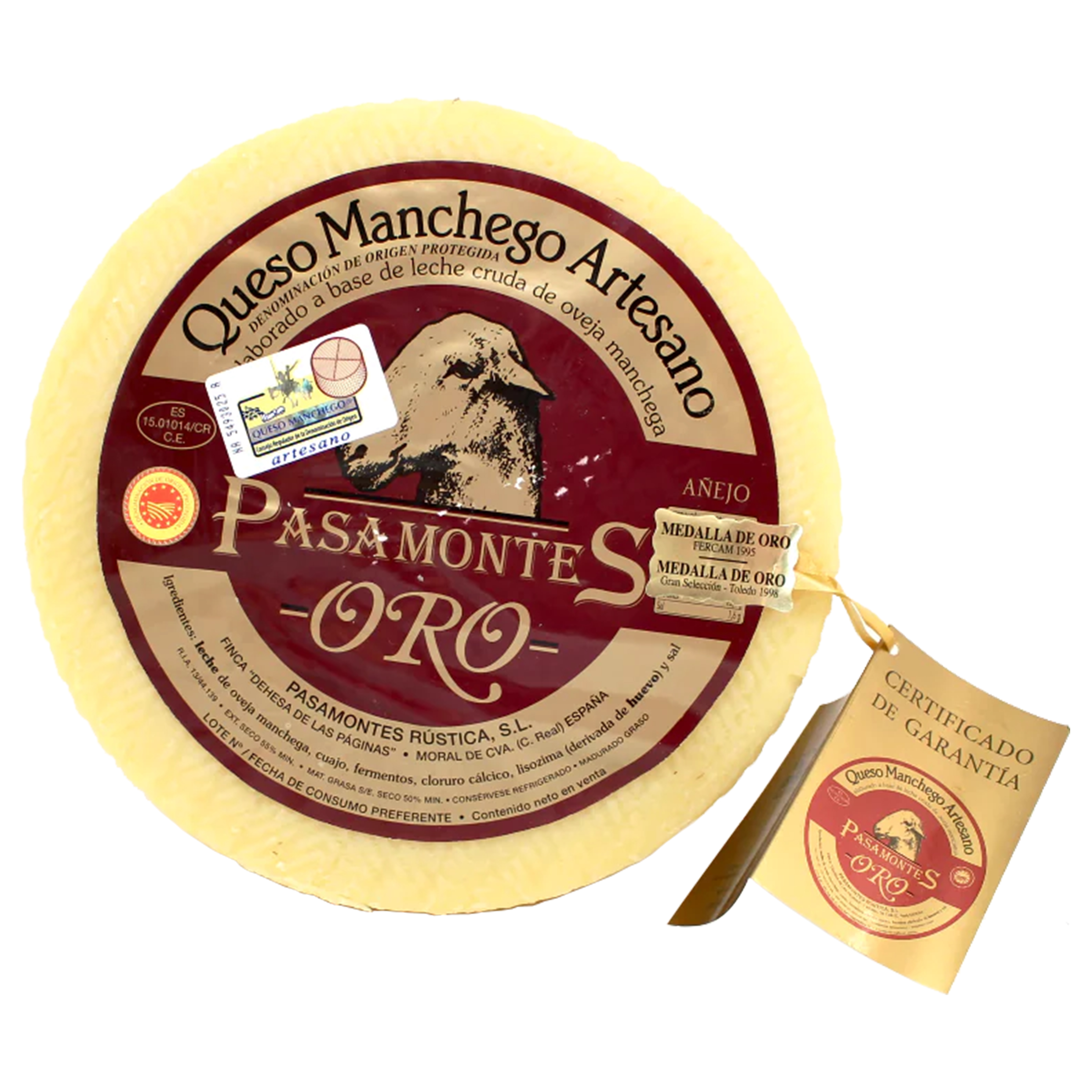 Manchego DOP añejo 9 mån. 3 kg