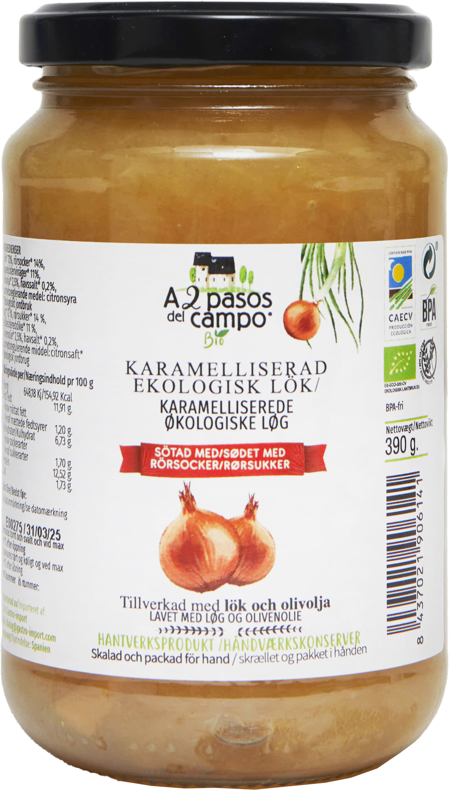 x Karamelliserad lök 390 g EKO