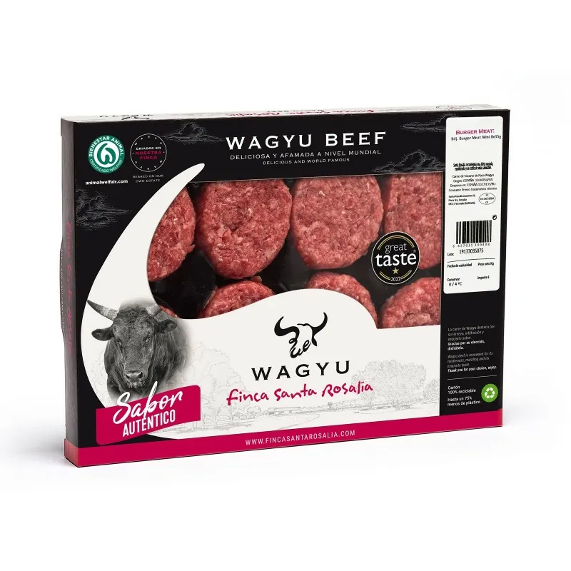 Hamburgare av Wagyukött 8x35 g