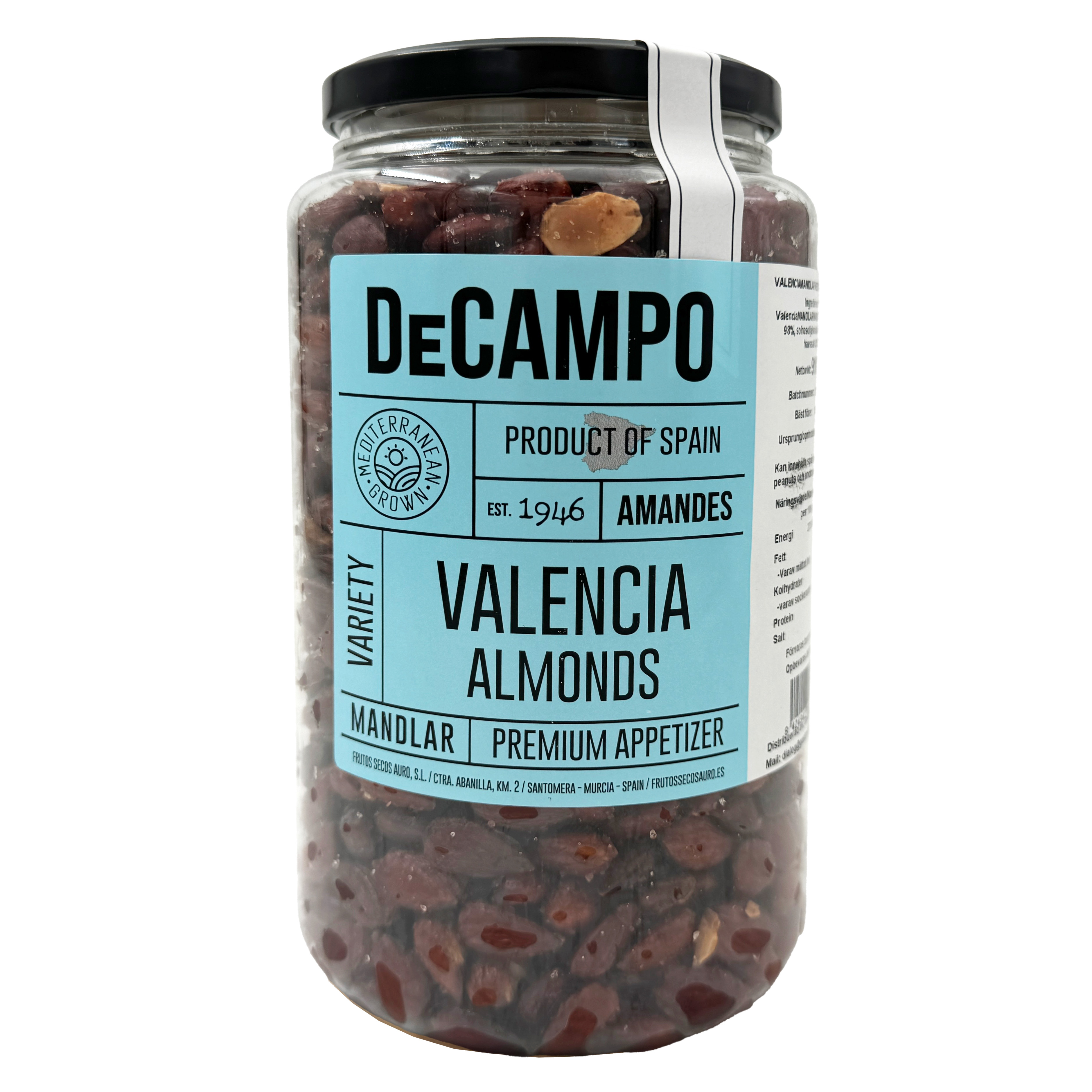 Valenciamandel med skal, saltad 910 g