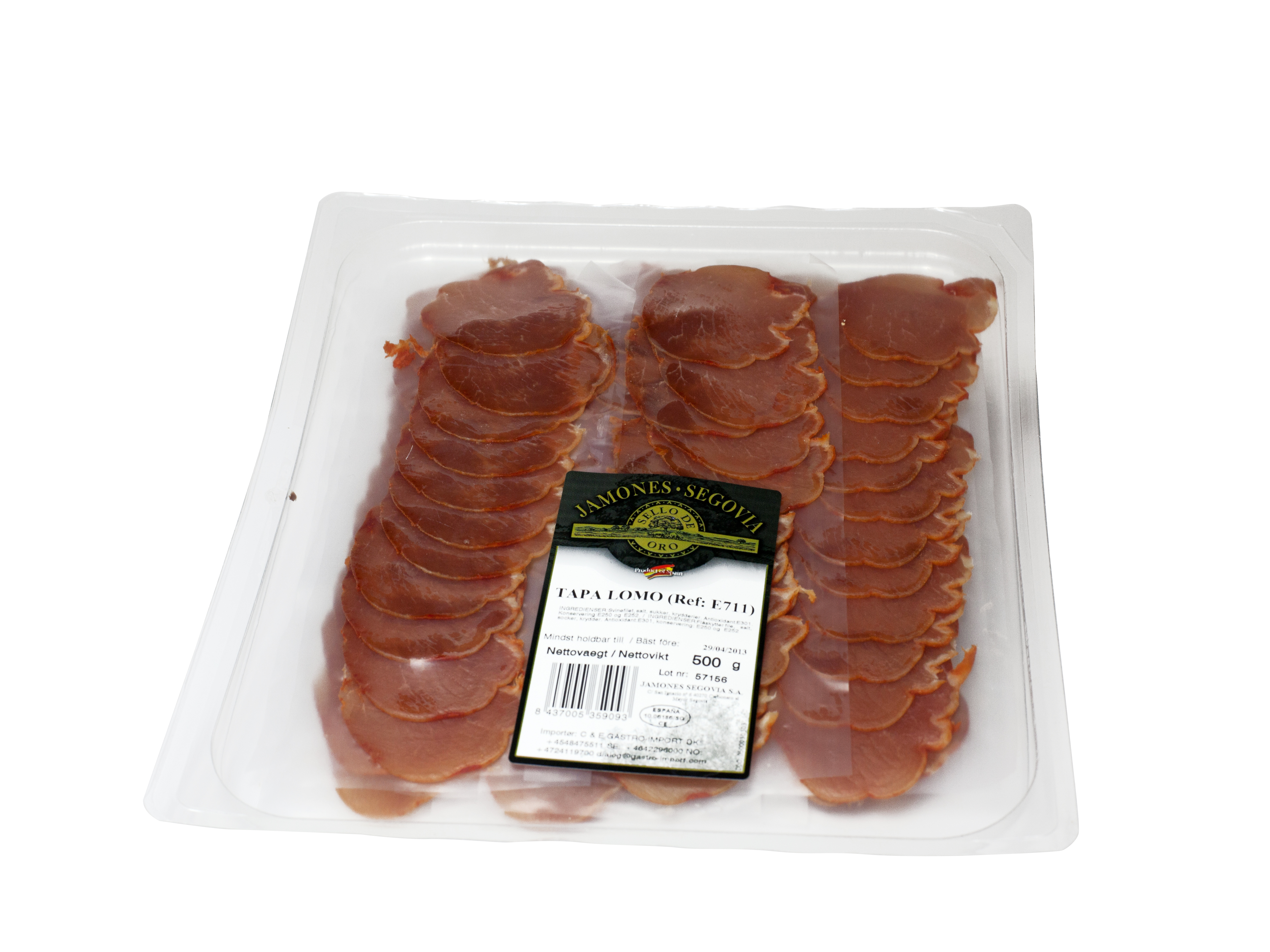 x Lomo Embuchado skivad 500 g
