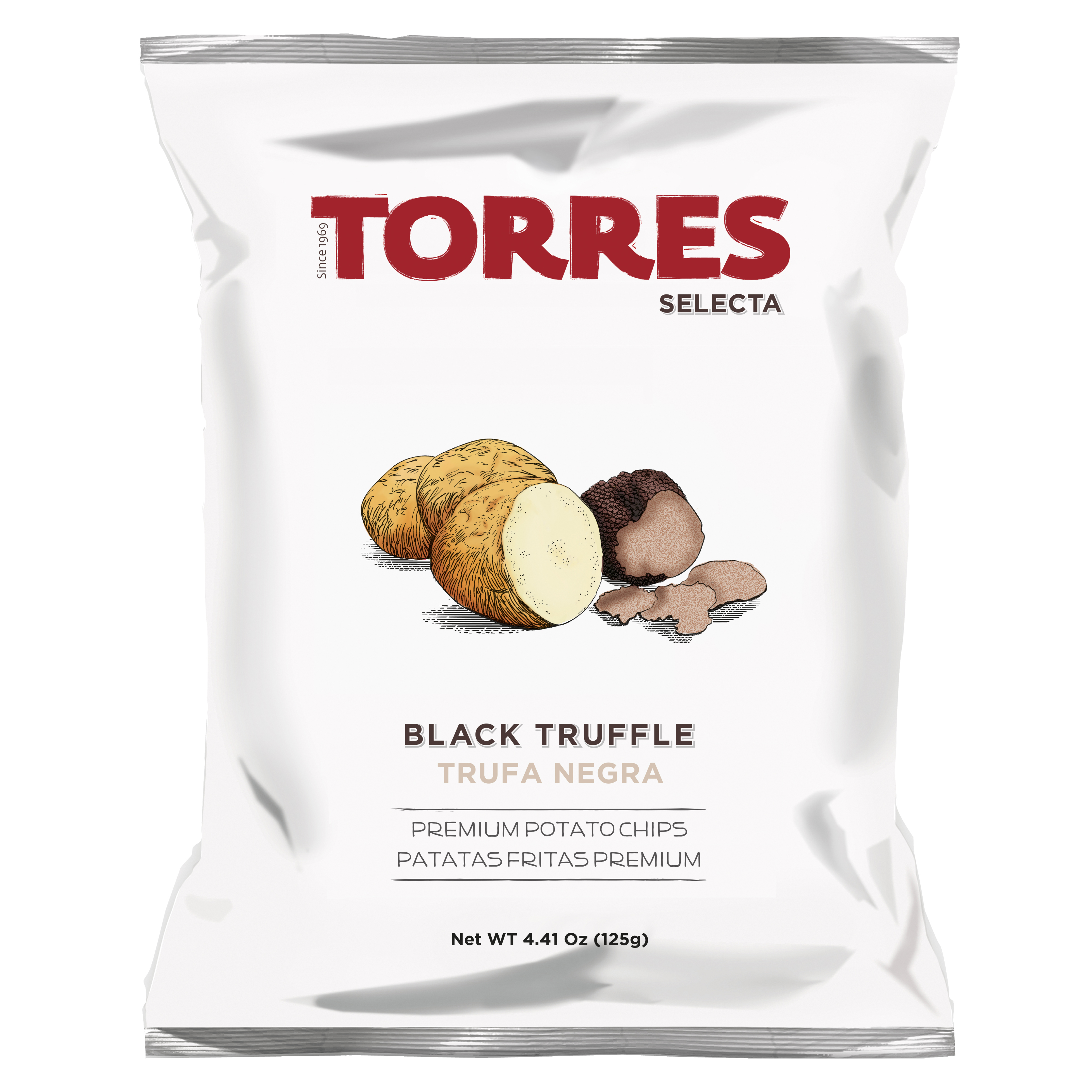 Chips, svart tryffel, 125g