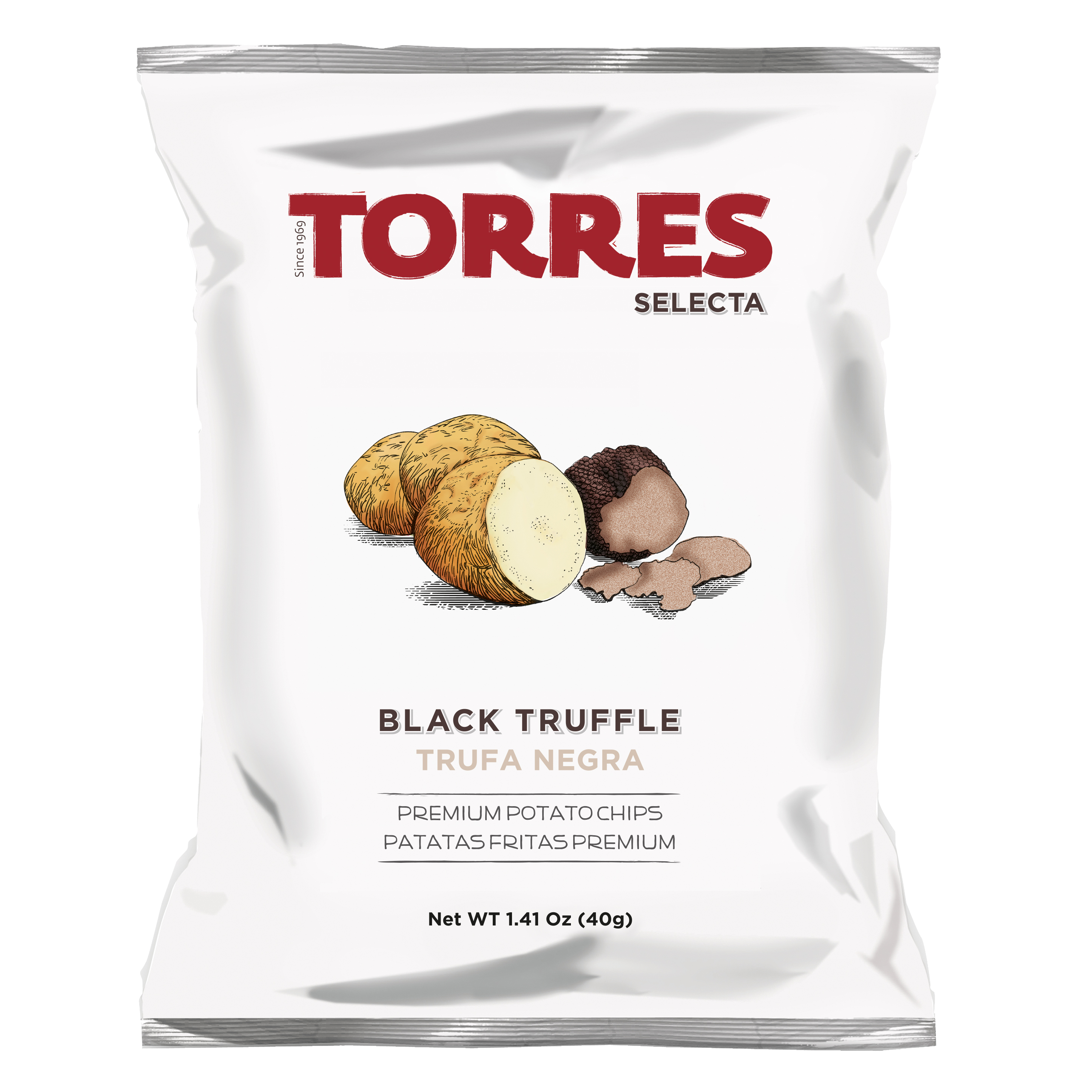 Chips, svart tryffel 40g