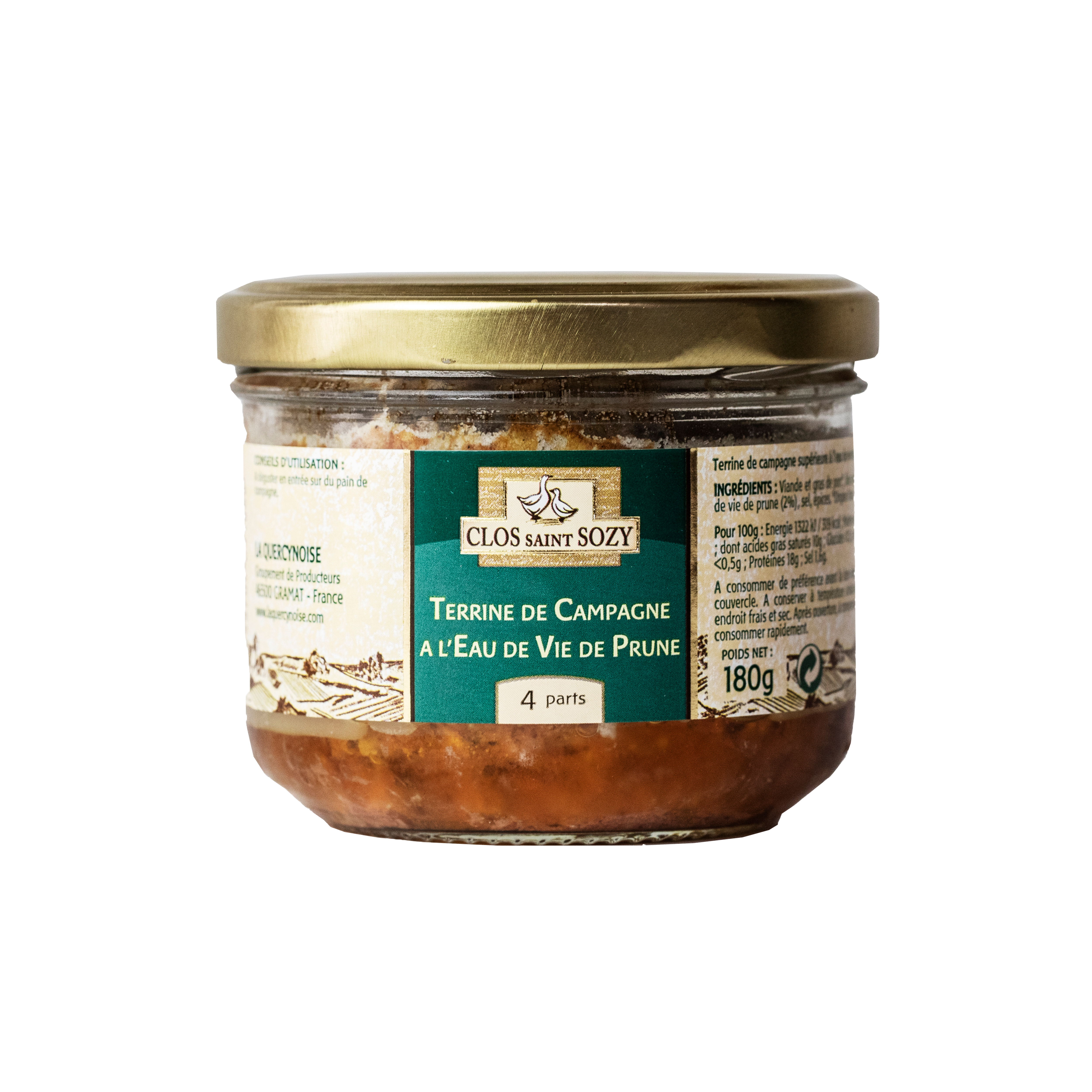 Paté de Campagne med plommonbrännvin 180g