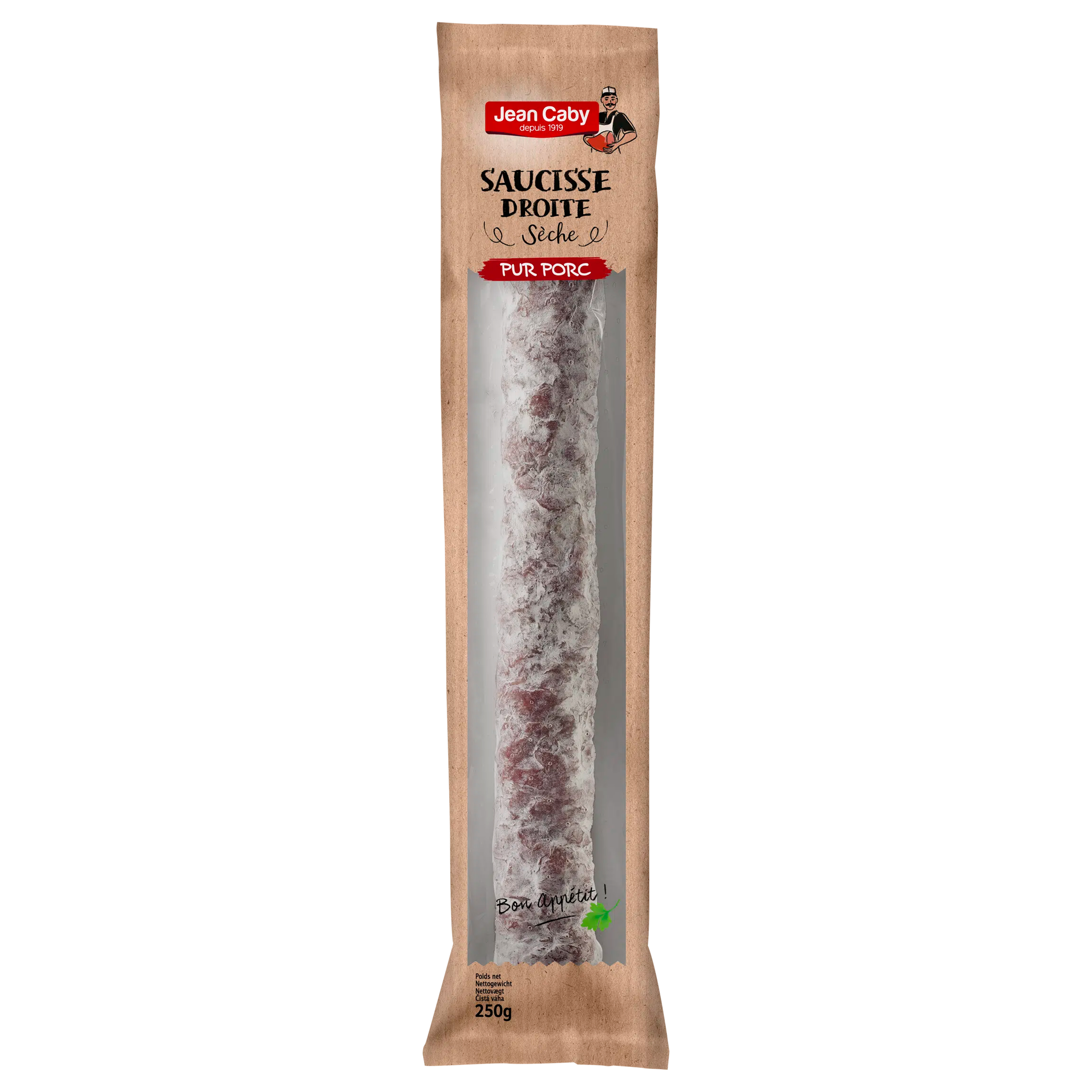 Saucisse seche droite 250 g