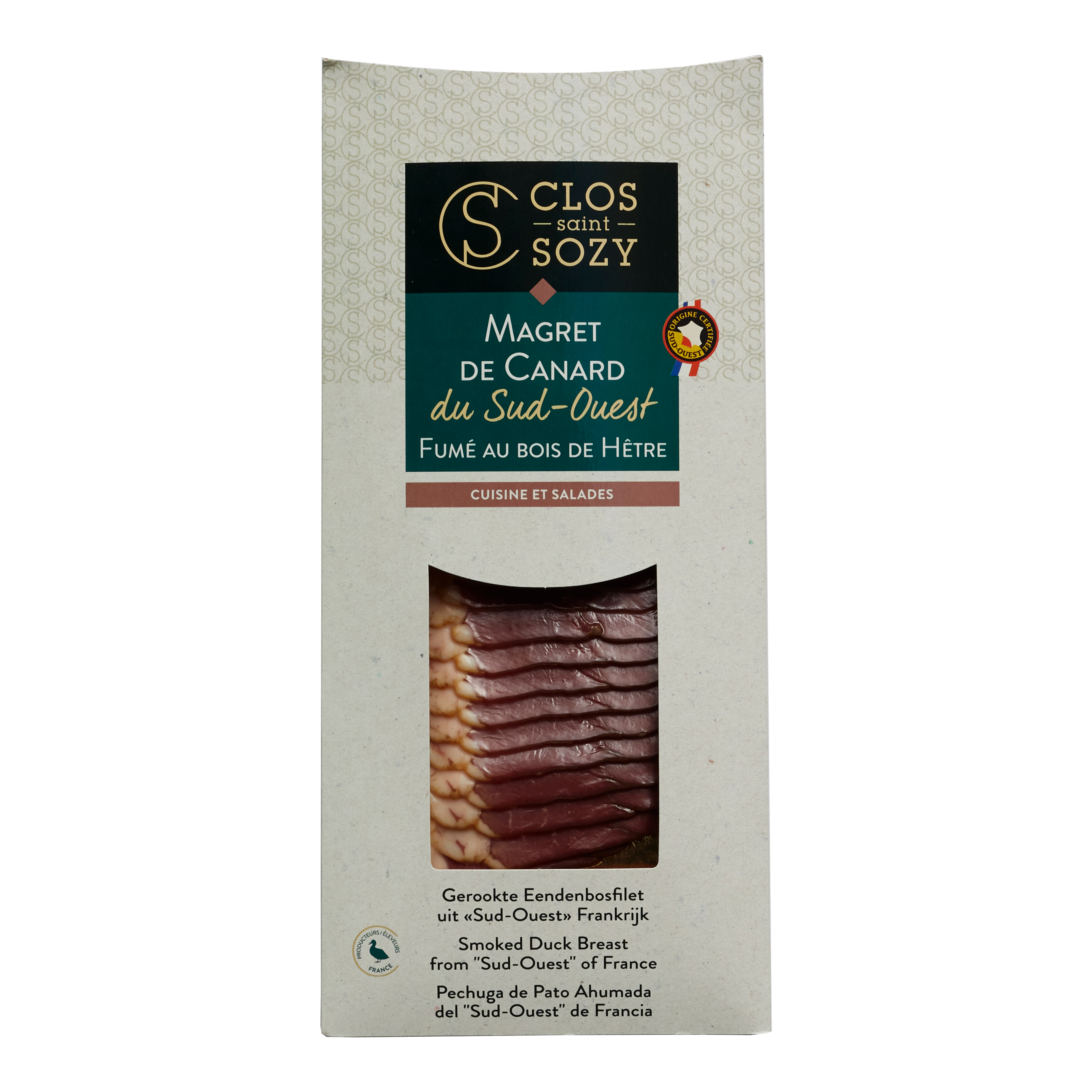 Rökt ankbröst skivad 80 g