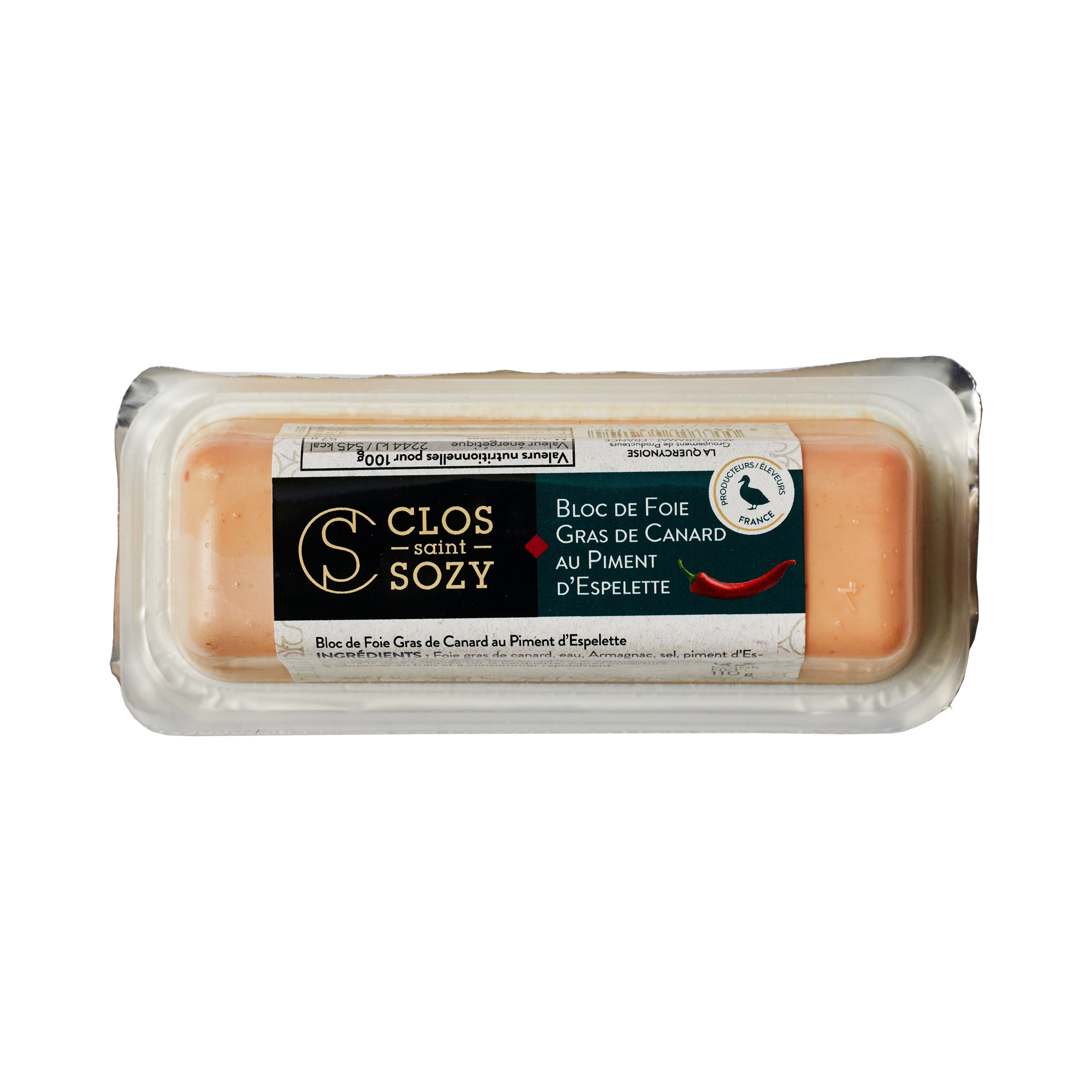 Foie gras m. Espelette 110 g