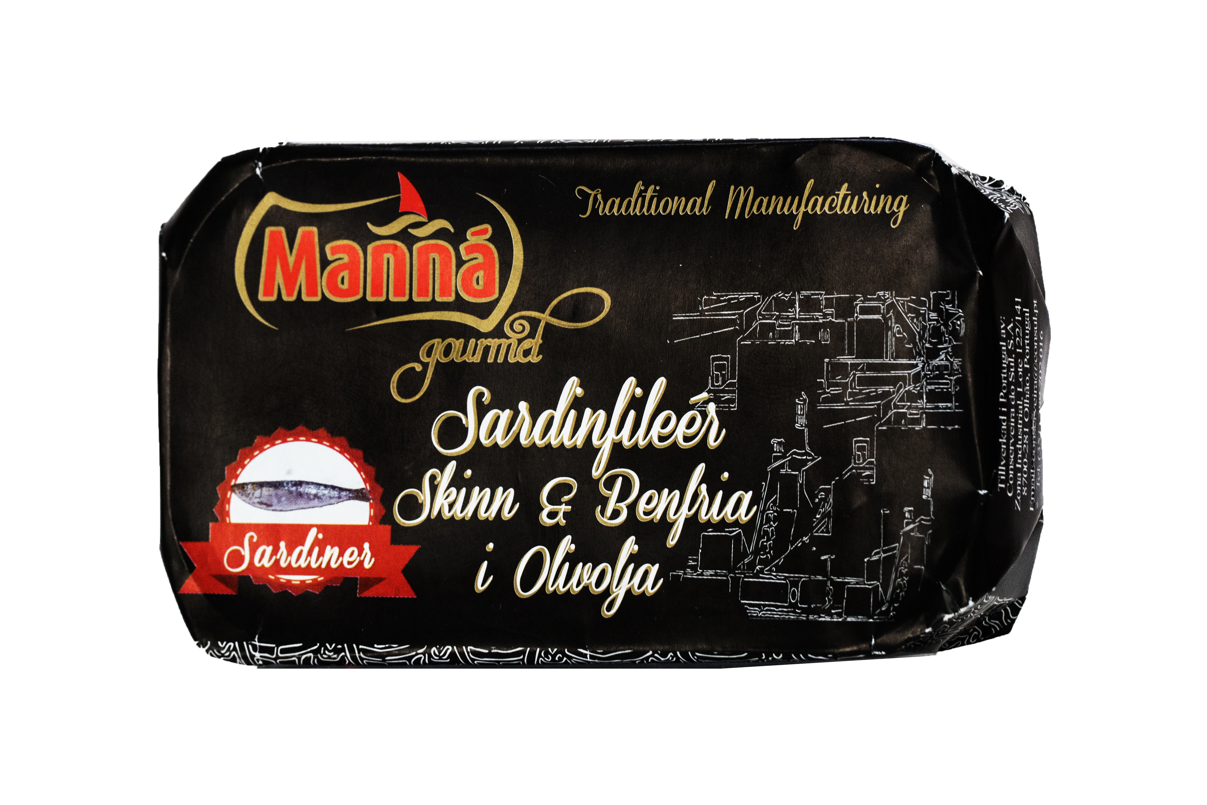 Sardinfiléer, skinnfria i olivolja, 120g