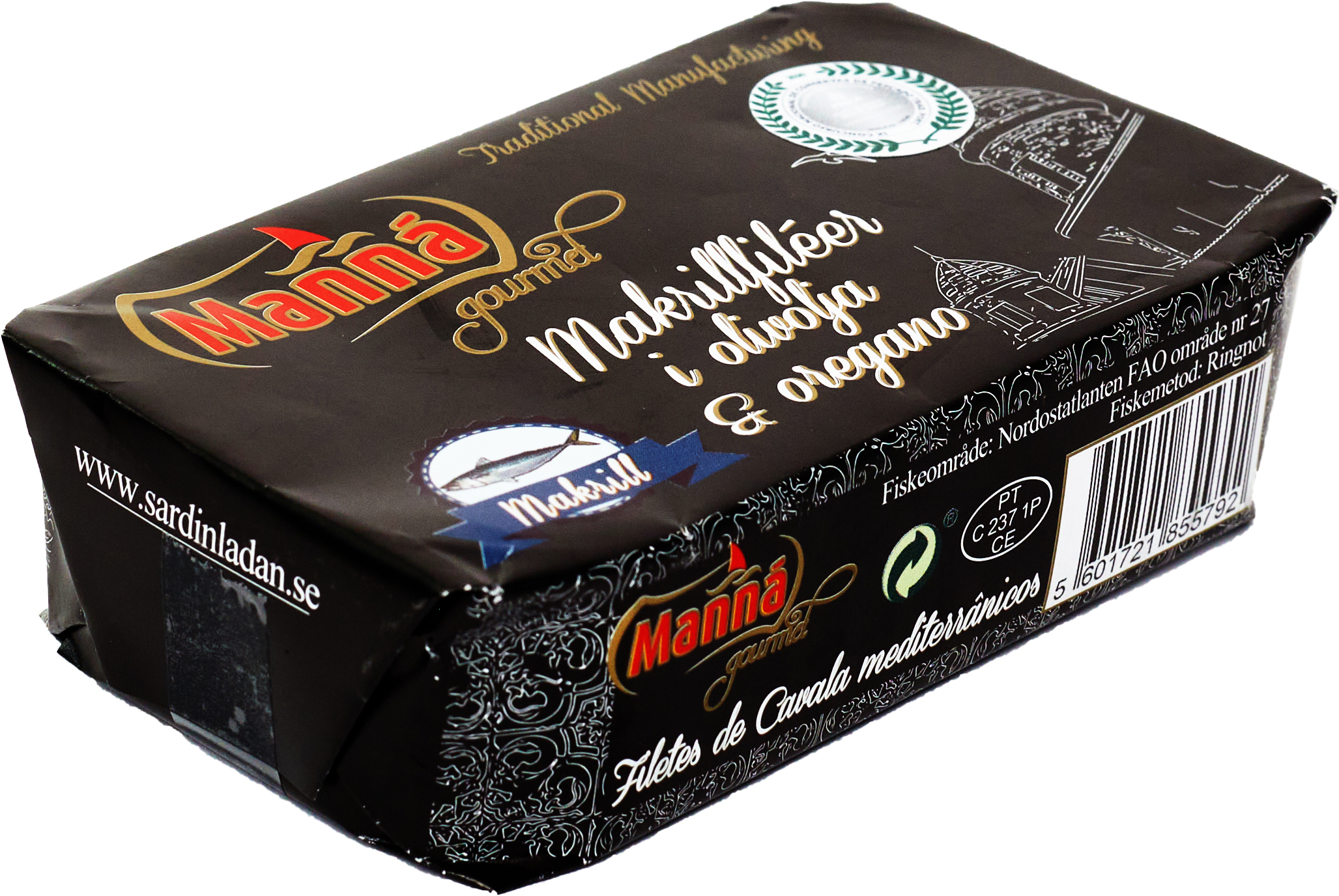 Makrillfiéer, oregano, 120g