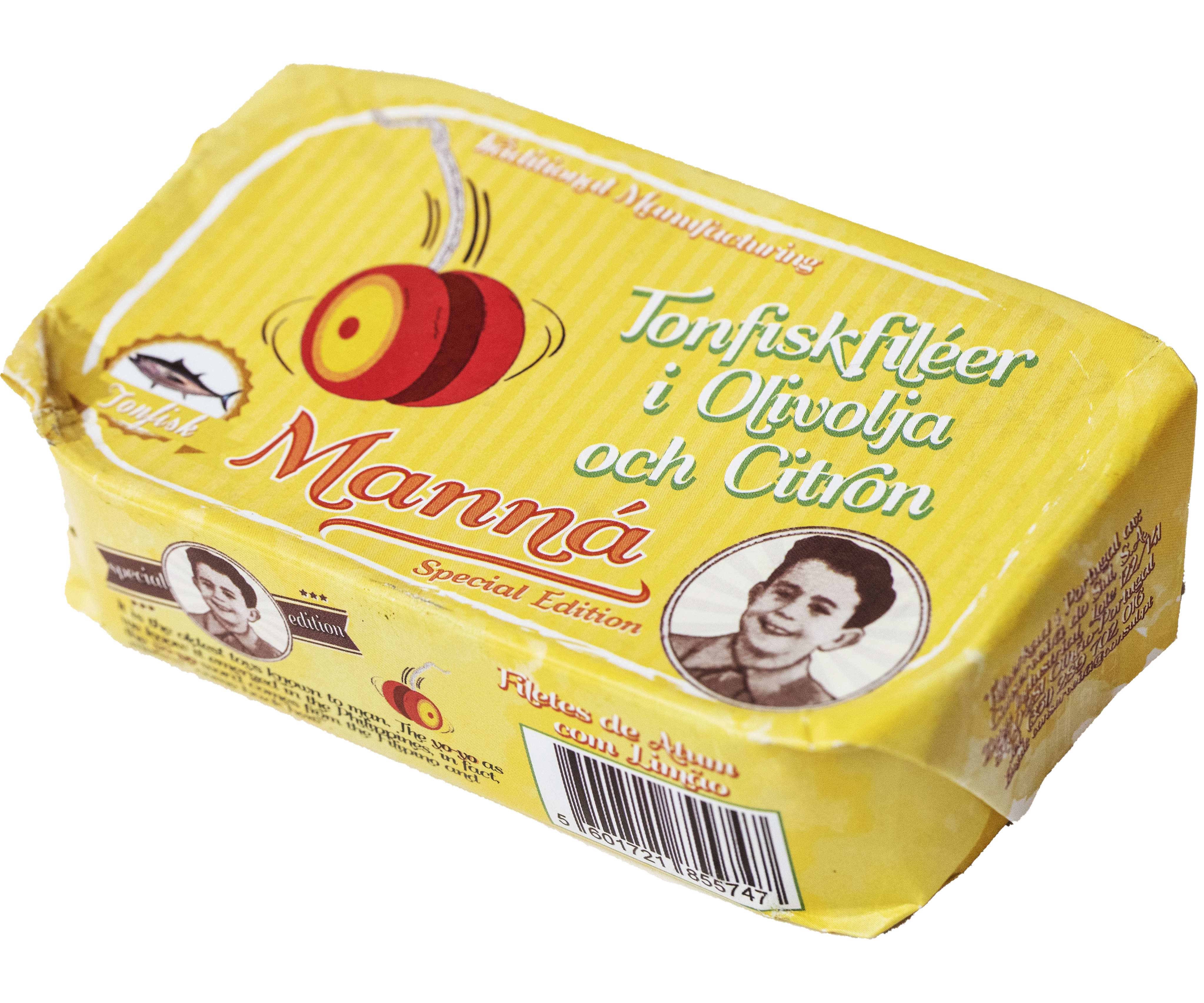 Tonfiskfilé i olivolja med citron, 120 g