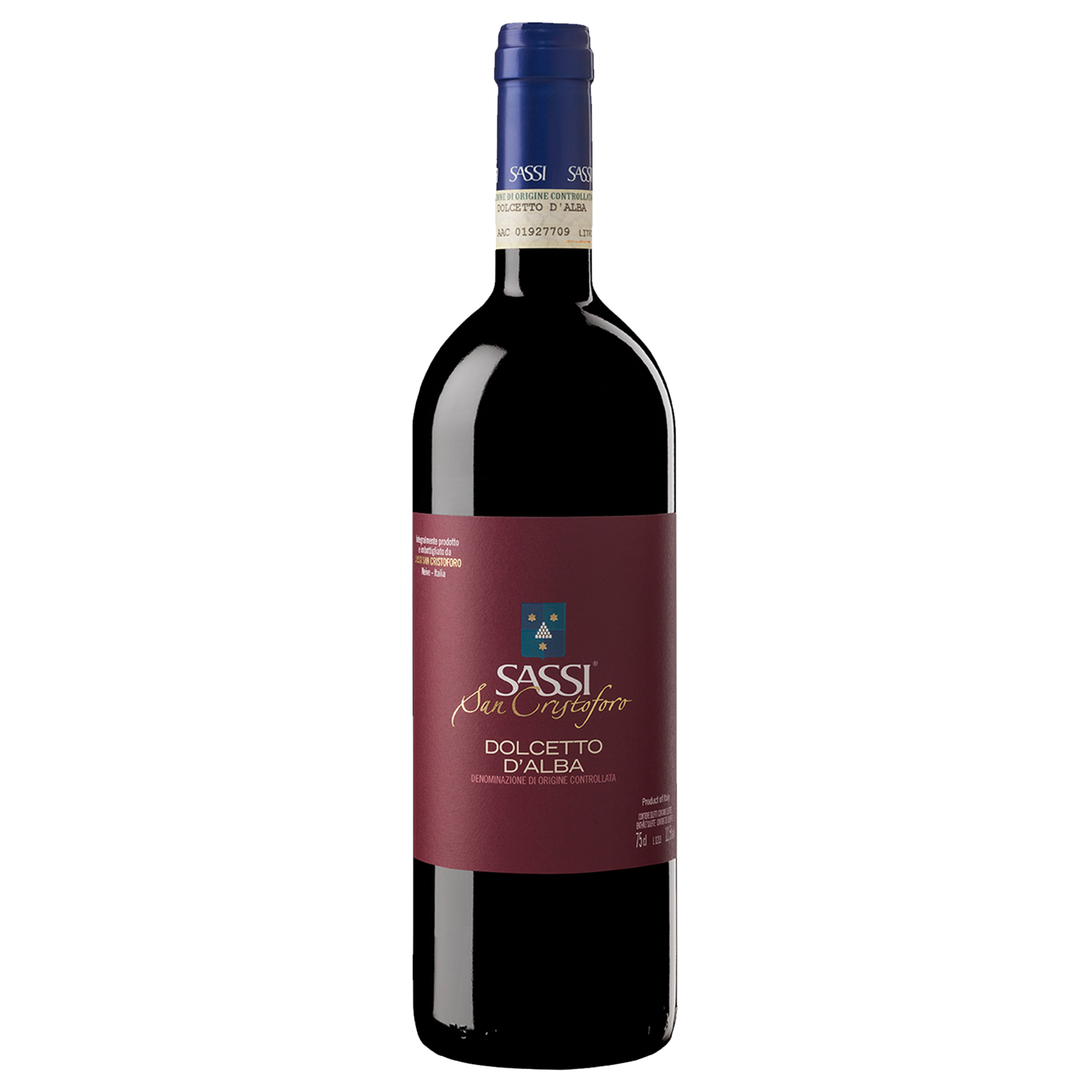 SASSI San Cristoforo, Dolcetto d'Alba 2018