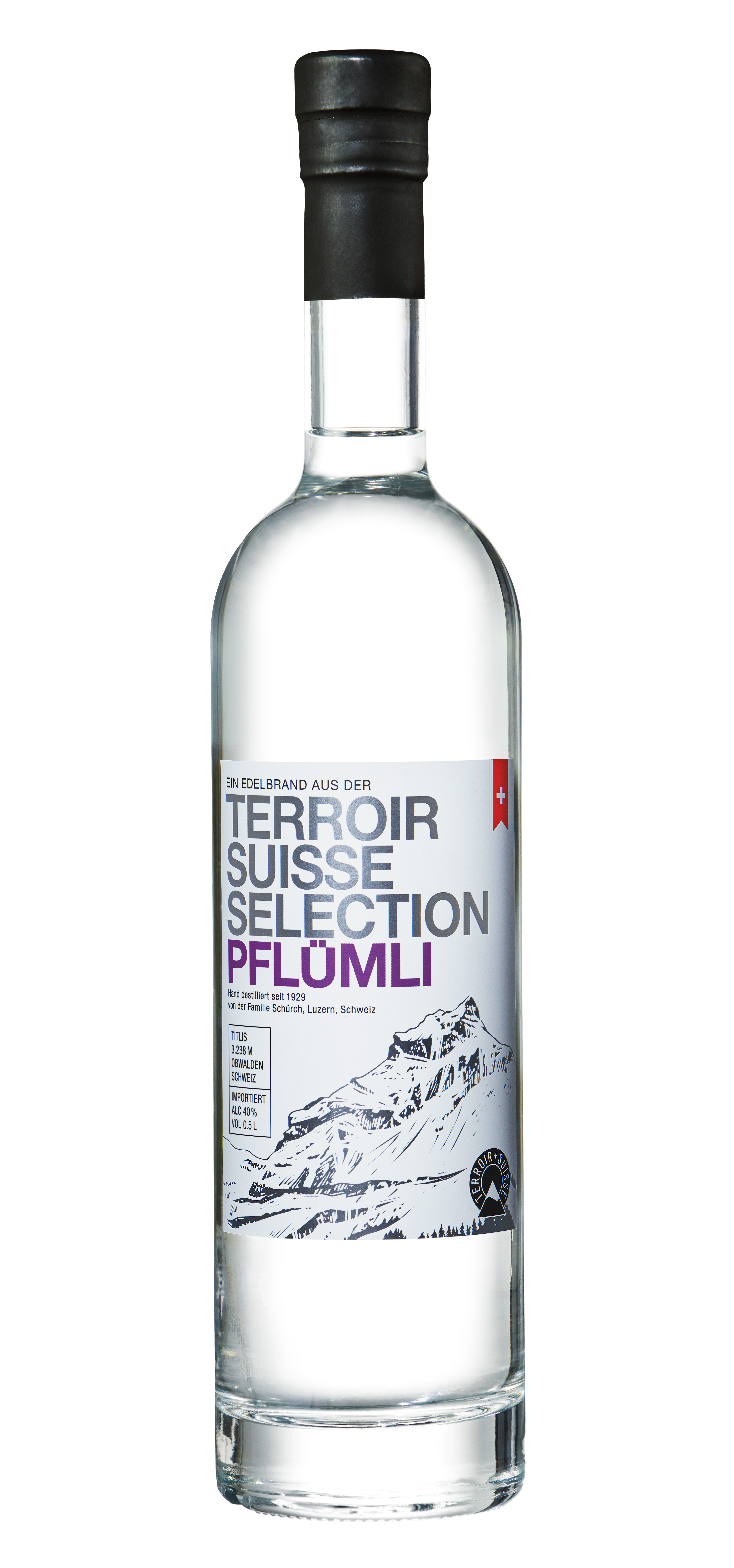 Pflümli, eau de vie plommon 1L